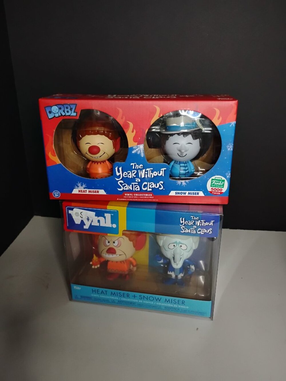 Funko Vynl & Dorbz Lot The Year Without A Santa Claus Heat Miser + Snow Miser